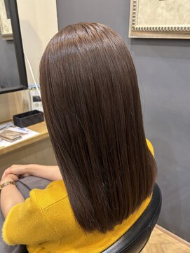 アルター(aL ter) イメチェン/ピンクベージュ/アンブレラ カラー/前髪/鎌取