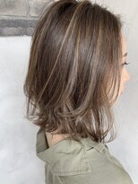 アルモ ヘア フア 東静岡(ALMO hair HUA) 【ALMO】ハイライトベージュカラー