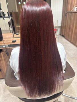 アッシュ 千歳烏山店(Ash) 大人かわいいチェリーレッド