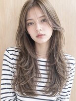 オラボ(olabo)&nbsp;透明感グレージュ×揺れ感レイヤーロング
