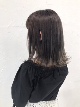 プライズ 表参道原宿店(prize) アメジストグレー/ボブ/くびれ/イルミナカラーオリーブカラー