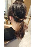 インナーカラー♪ポニーテールヘアアレンジ♪【担当 木村沙織】