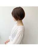 女性らしい丸みのあるシルエット◎ショートボブ！