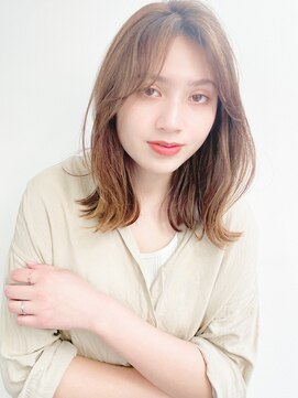 ケーツー エソラ池袋店(K-two) 大人ナチュラルの外ハネ小顔ミディ［髪質改善/池袋&目白&大塚］