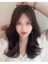 アフロート ディル(AFLOAT D'L)&nbsp;◎マロンベージュAラインボブ前髪小顔カット薄めバングくびれ