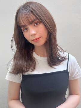 メイクス 表参道(MAKE'S omotesando) くびれヘア/くすみベージュ/顔まわりレイヤー/【小野里】