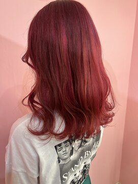 シーズン 大阪(SEASON) 【ダブルカラー】韓国ヘア/チェリーレッド