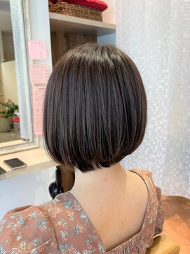 アズールサン 草加西口店(azule-sun) キレイめカジュアル,マロン,ショートボブ, こっくりカラー[草加]