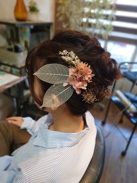 ヘアメイクライン(hair make LINE) 結婚式前撮りヘアセット
