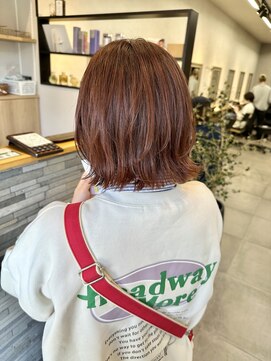 サンド 表参道(sand) ブリーチなしダブルカラーピレンジカラー表参道