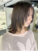 シュッとしたウルフボブ