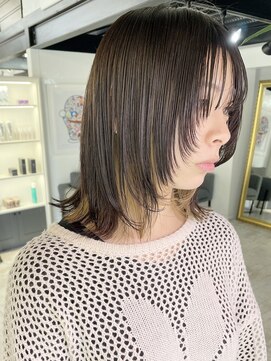 ロナ 岡崎竜美丘店(RONA) シュッとしたウルフボブ
