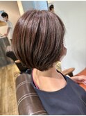 【知野】白髪ぼかしハイライト×ショートボブ