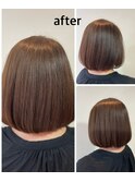 髪質改善カラーヘアエステ 白髪ぼかし透明感カラー