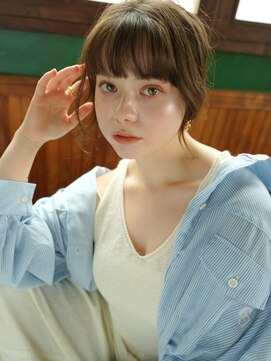 アーツ 茅ヶ崎(arts) 前髪/マチルダボブ/ピンクベージュ/インナーグレージュ/ショート