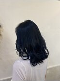 #ブルーブラック#髪質改善トリートメント#秋冬カラー