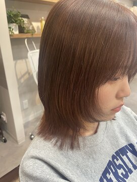 フラッグ(flag) パツっと外ハネ