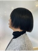 角のあるボブ