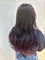 ユニ バイ マグ 長野店(Uni.by Mag)&nbsp;20代30代ダブルカラーブリーチ立体感グラデーション透明感