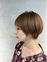 カラーアンドケアリタ(color&care Lita)&nbsp;ミルクティーベージュ×ショートボブ