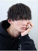 ツイストスパイラル　ツーブロックマッシュ