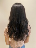 ニシオギ ヴォイス 西荻窪店(nishiogi voice) 憧れうる艶ロング ウェーブパーマ 髪質改善ケアTrと秋カラー