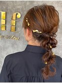 ヘアセット/ヘアアレンジ/アップ/ハーフアップ/ミディアム/ボブ