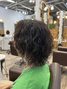 エルズ 大宮店(ailes) ウルフパーマ[大宮/大宮駅/大宮ショート/大宮パーマ/ショート]