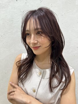 ロンドプランタン 恵比寿(Lond Printemps) ワイドバングイメチェン美髪外ハネボブ+レイヤーカット韓国