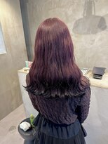 ◎メルティーカラーフェミニンロング似合わせカットミディアム