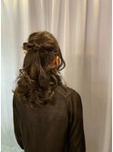 【下北沢＊I'll b hair＊】ねじり編み美髪ハーフアップアレンジ
