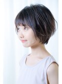 ぺたんこ髪もふんわり！大人女性向けマッシュショート(st橋元)
