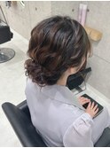 ゆるふわシニヨン/心斎橋ヘアセット