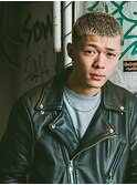 金髪坊主風クロップフェード