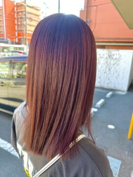 アムレヘアーエタ(amule hair eta) 【amule hair eta】髪質改善メテオカラーでツヤ髪/30代