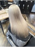 ハイトーン 10代 20代 ホワイトブロンド ブリーチ 外国人風