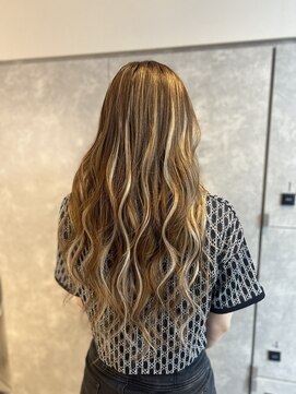 ガルボヘアー 心斎橋店(garbohair) 心斎橋×プルエクステ×ハイライト×ハイトーン×カラー