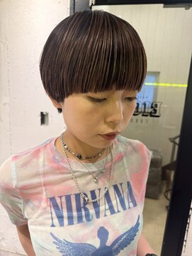 エイト 福岡天神店(EIGHT fukuoka) 無造作ハイライトマッシュショート