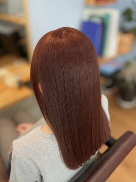 アン ブリーチ(UN BLEACH) ワインレッド×髪質改善Tr