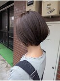 大人なショートボブ