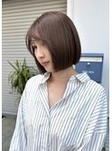 切りっぱなしボブ/ぱつっとボブ
