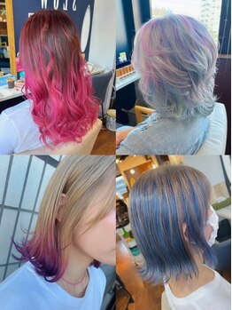 《自分史上最高の艶と透明感》こだわりのケアカラー、トレンドデザインカラーでハイセンスなお洒落を♪