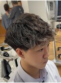 MEN'S HAIR/テーパーフェード/ラフパーマ/刈り上げ/表参道駅