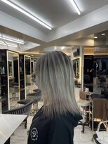 ラピス 福岡天神店(Lapis) やまでぃーハイトーンブリーチ&ダブルカラーエクステ髪質改善