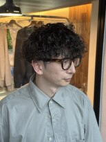 スウェル 船橋店(Swell)&nbsp;MEN’S HAIR/波巻きツイストスパイラル/リバースセンターパート