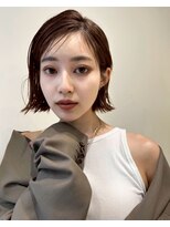 ノイ 銀座(noi)&nbsp;顔周りレイヤーカットグレージュカラーくびれボブショートカット