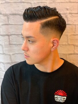 グレイスフルバーバー 赤坂見附店 王道サイドパートフェード【バーバー/シェービング/赤坂見附】