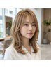 【髪質改善】カット+グロスカラー+ケラリファインTr（ホームケア付き）