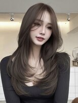 ノイズオオサカ 天王寺店(NOISM OSAKA)&nbsp;韓国風レイヤーカット/ロングレイヤー/ハッシュカット/10代20代