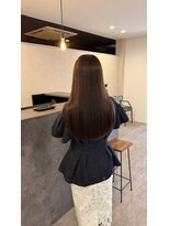 アールヘアー(ar hair) 【市川諒】落ち着いた大人の女性に ダークブラウン